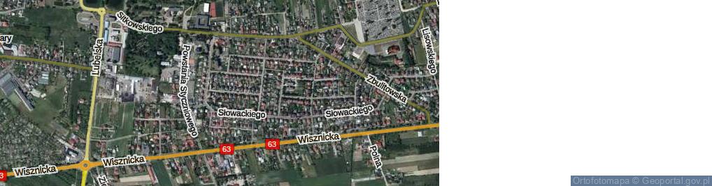 Zdjęcie satelitarne Kasprowicza Jana ul.